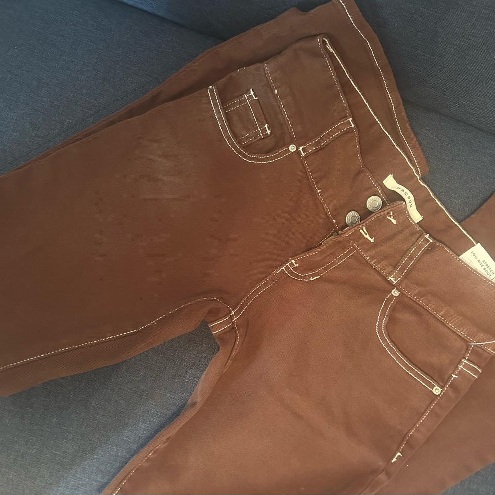 NWT Low rise brown pac sun jeans!